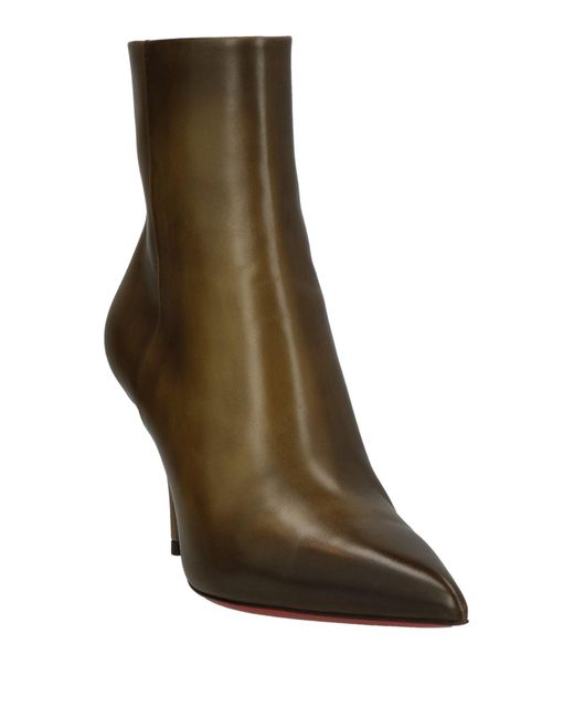 Santoni Brown Ankle Boots