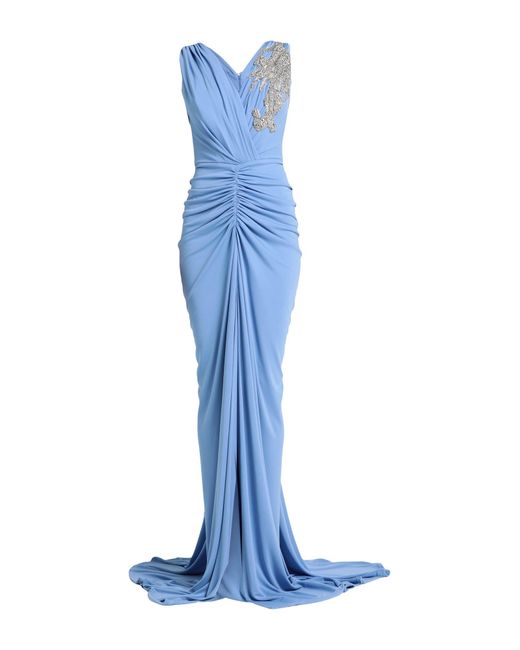 Rhea Costa Blue Maxi Dress