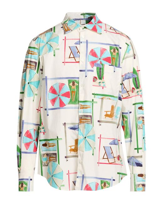 Paul & Joe White Shirt Cotton for men