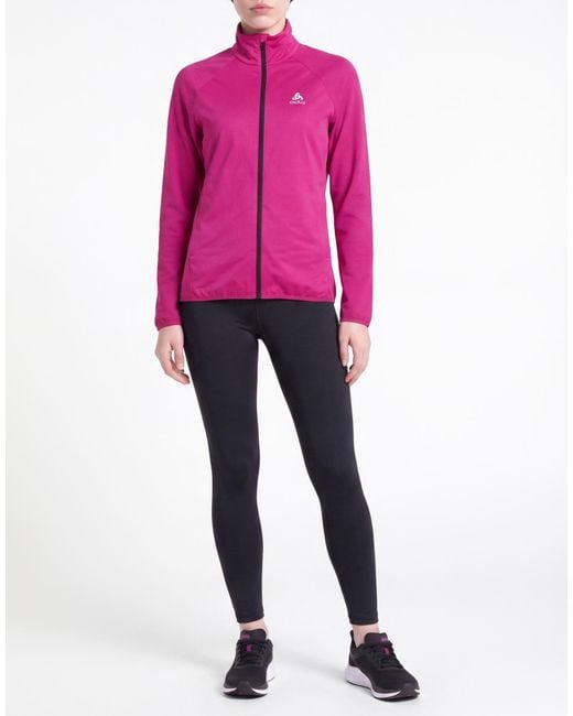 Odlo Pink Fuchsia Jacket Polyester, Elastane