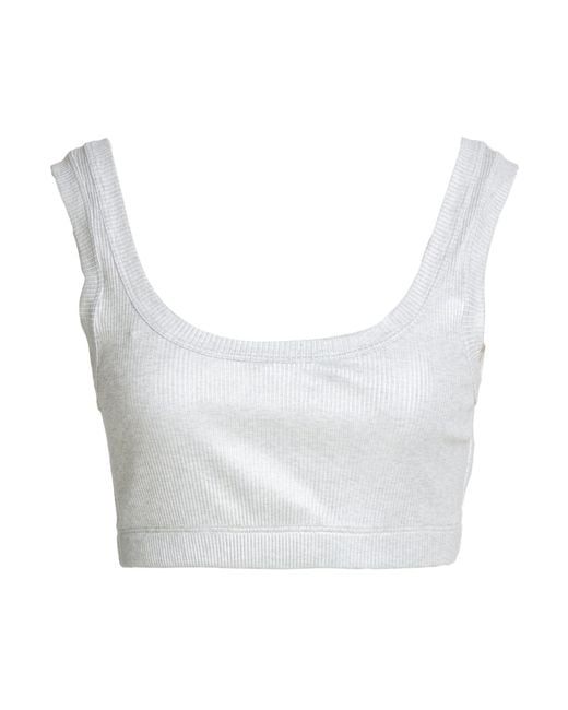 Brunello Cucinelli White Light Top Cotton, Elastane