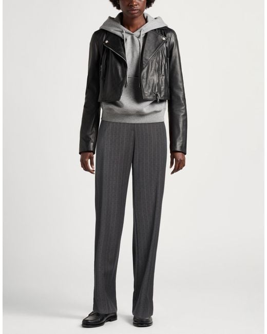 Gaelle Paris Gray Pants Polyester, Elastane