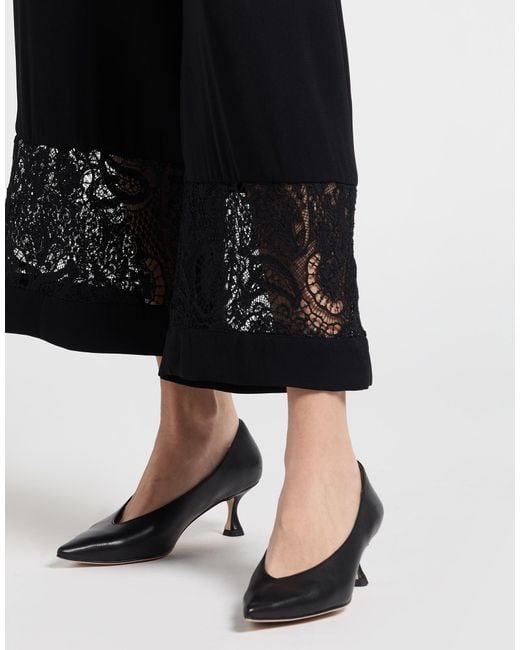 Gai Mattiolo Black Pants Polyester, Polyamide