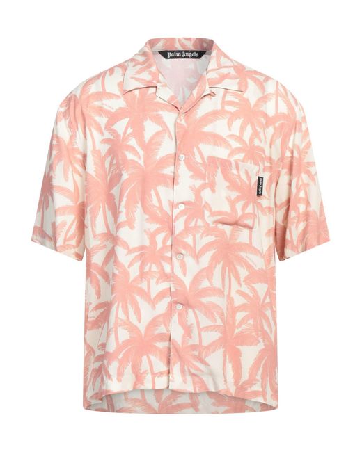 Palm Angels Pink Shirt for men