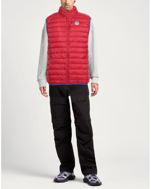 Chompa sin mangas North Sails de hombre de color Red