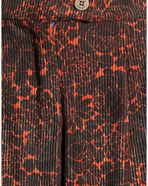 JUSTMINE Brown Pants Polyester, Polyamide, Elastane