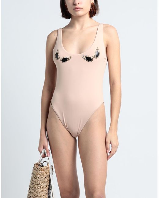 Elisabetta Franchi Natural One-piece Swimsuit