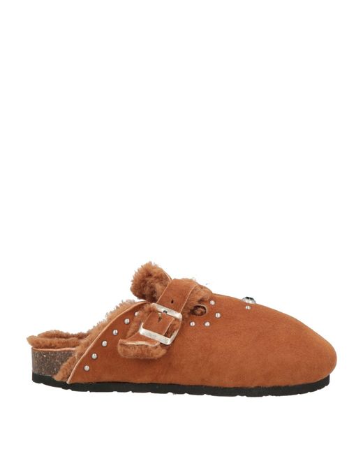 Post & Co Brown Mules & Clogs