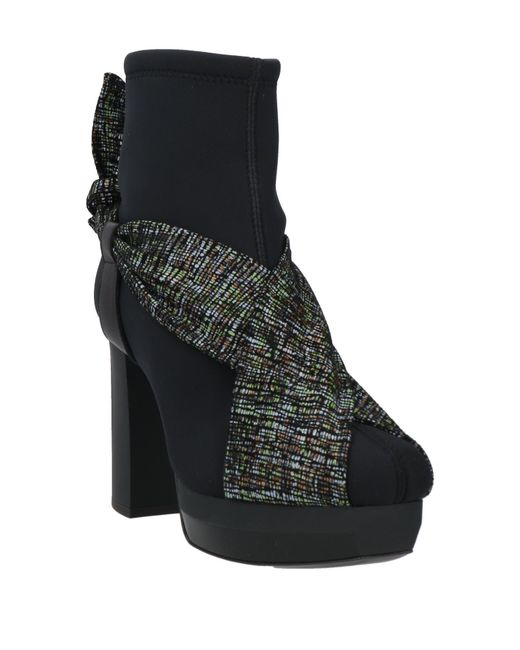 Pollini Black Ankle Boots