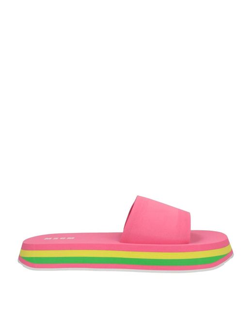 MSGM Pink Sandals