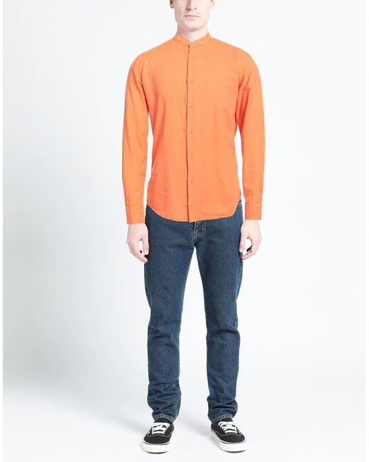 MULISH Orange Shirt for men