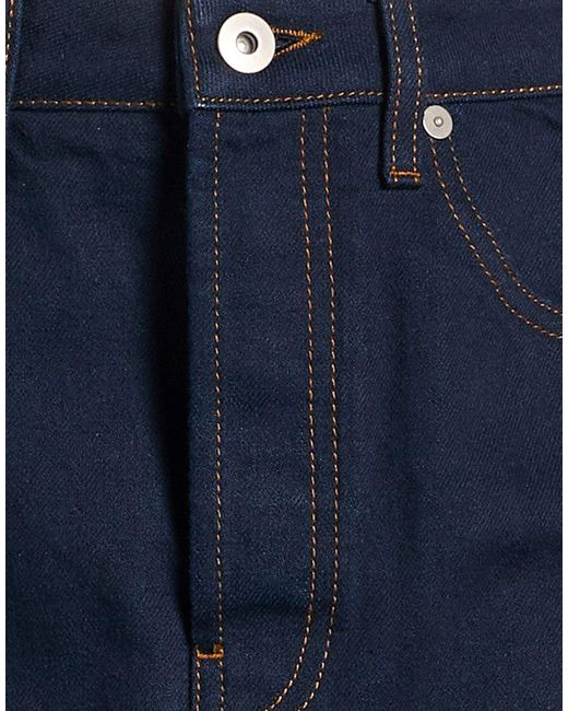 Burberry Blue Denim Skirt Cotton