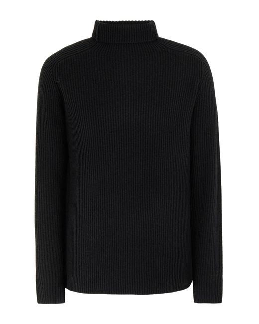 Cuello alto 8 by YOOX de Lana de color Negro para hombre - Lyst