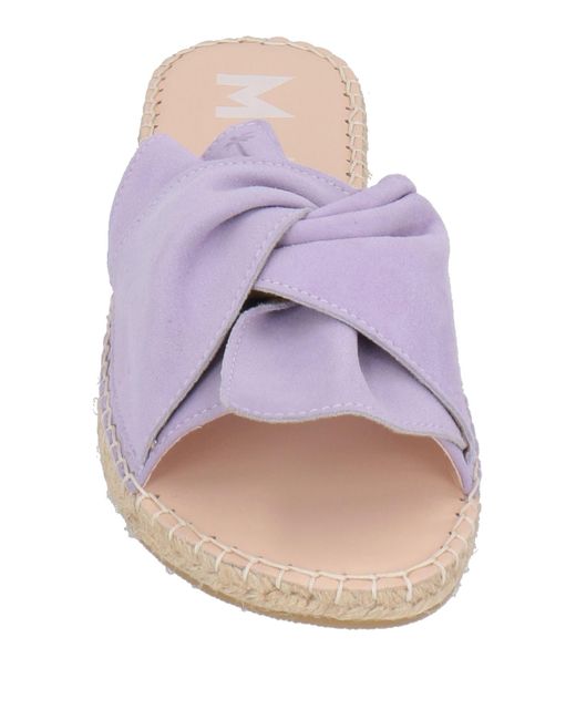 Manebí Purple Lilac Espadrilles Leather