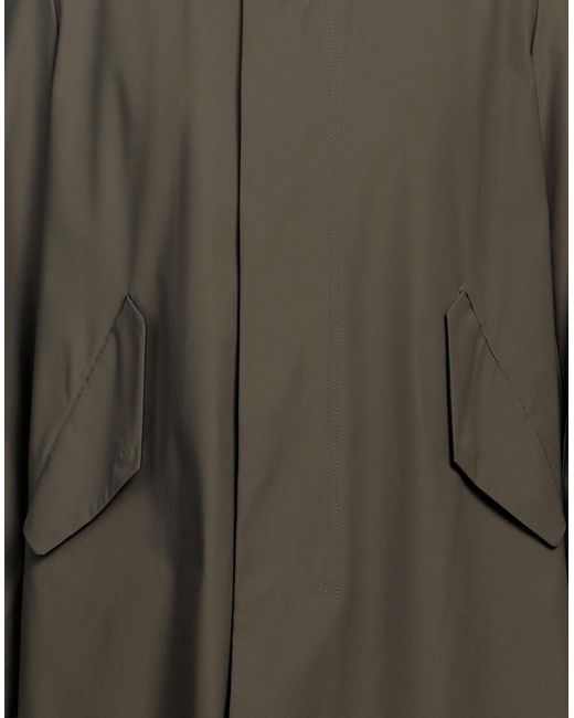 Harris Wharf London Gray Overcoat & Trench Coat for men