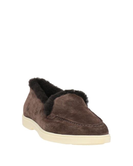 Santoni Brown Mokassin