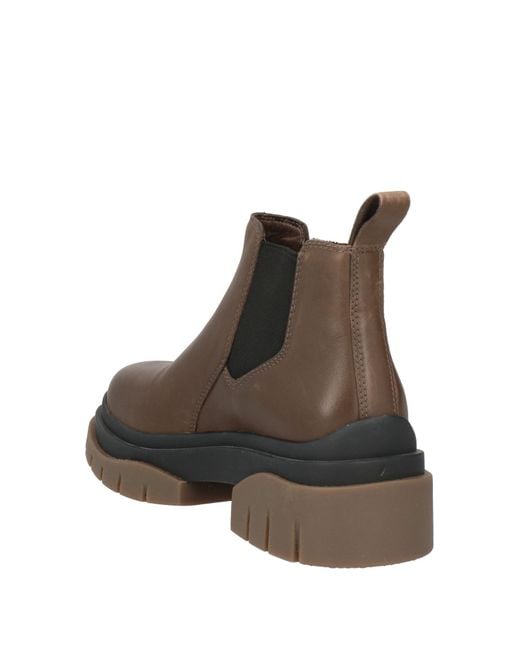 Ash Brown Ankle Boots