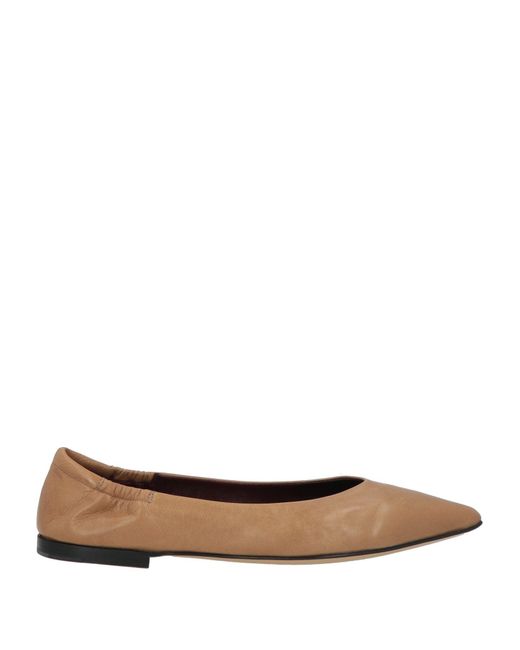Pomme D'or White Ballet Flats