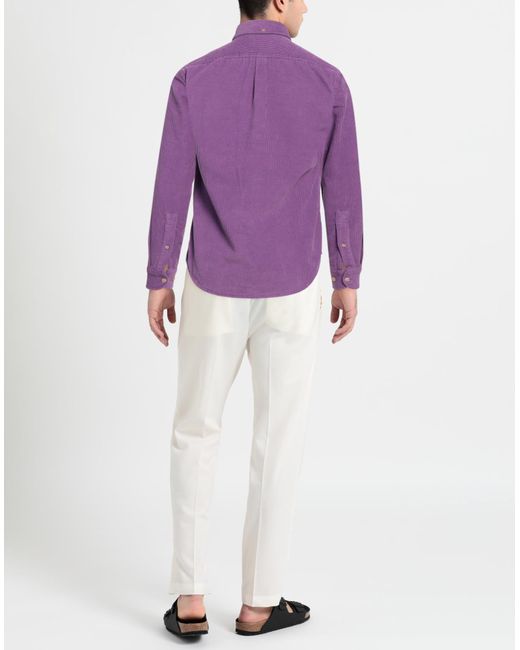 Portuguese Flannel Purple Shirt for men