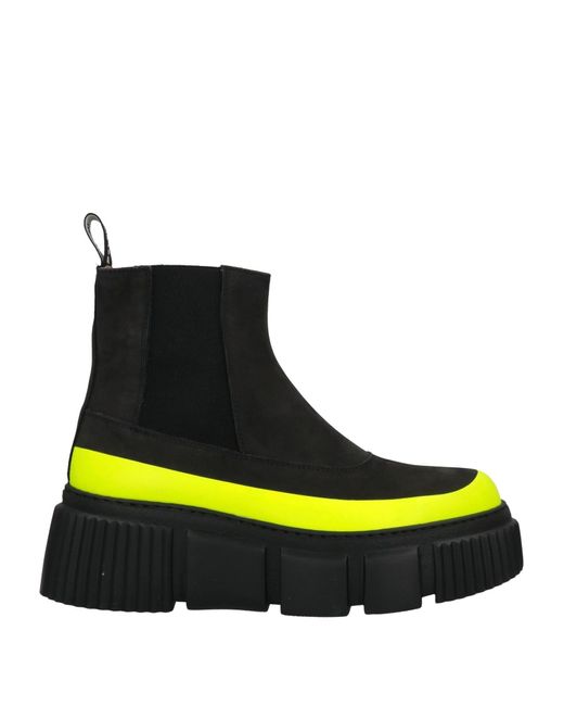 Pollini Yellow Ankle Boots