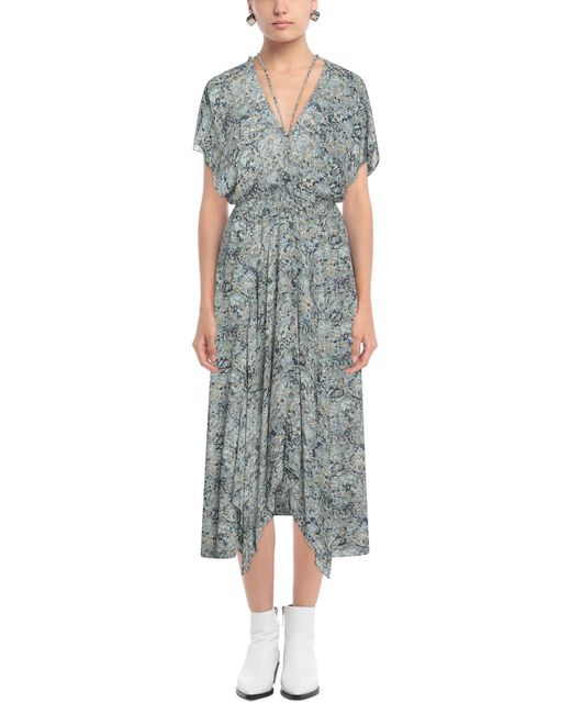 Maje Gray Midi Dress