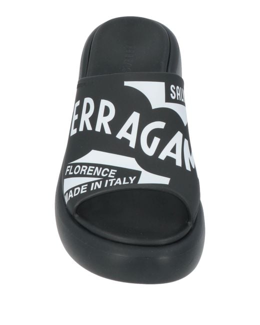 Ferragamo Black Sandals
