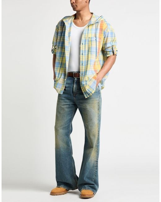Camicia di Facetasm in Blue da Uomo