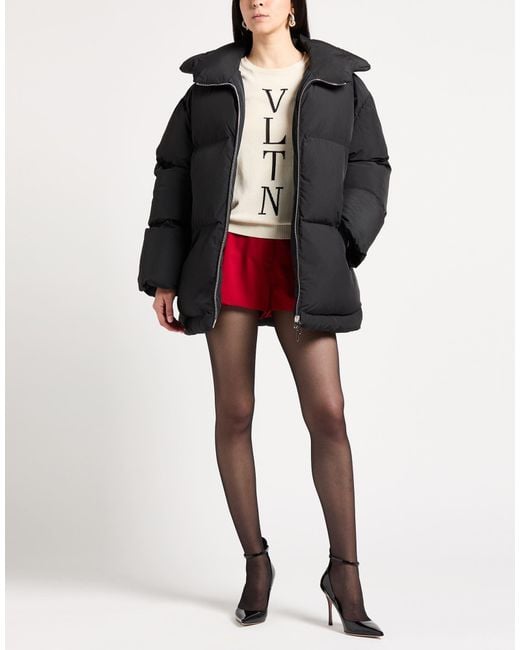 Dolce & Gabbana Black Puffer Polyester