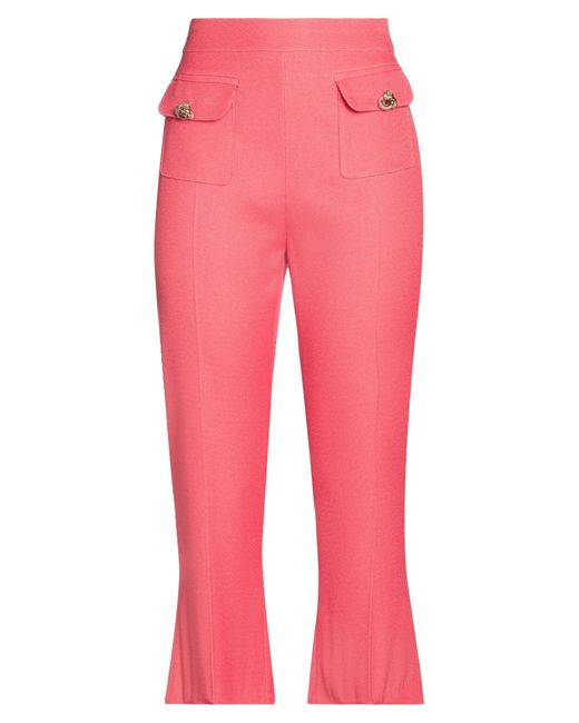 Pantalons courts Elisabetta Franchi en coloris Pink