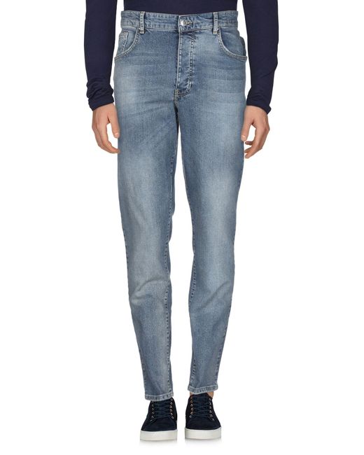 Minimum Blue Jeans Cotton, Elastane for men