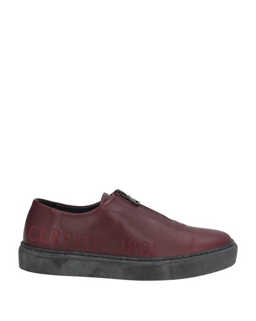 Cerruti 1881 Brown Sneakers Cow Leather