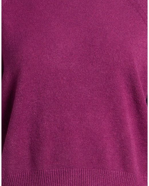 Manila Grace Purple Turtleneck Viscose, Polyester, Polyamide