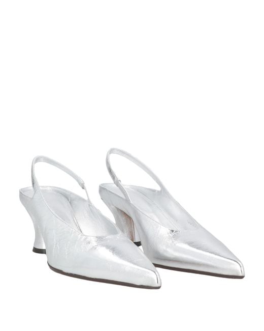 Dries Van Noten White Pumps