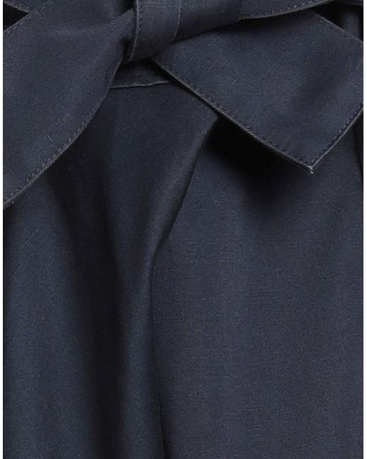 Marni Blue Pants Cotton, Linen