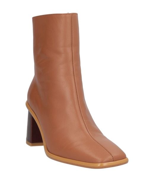 Alohas Brown Tan Ankle Boots Soft Leather