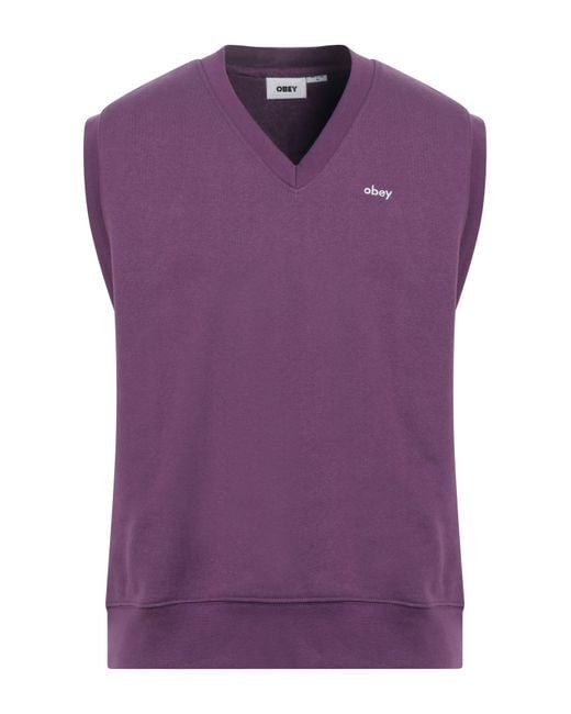 Obey Purple Sweatshirt for men