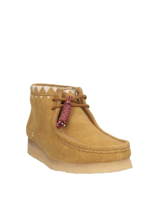 Clarks Natural Ankle Boots Leather for men