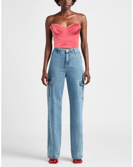 Hanita Pink Coral Top Polyester, Elastane