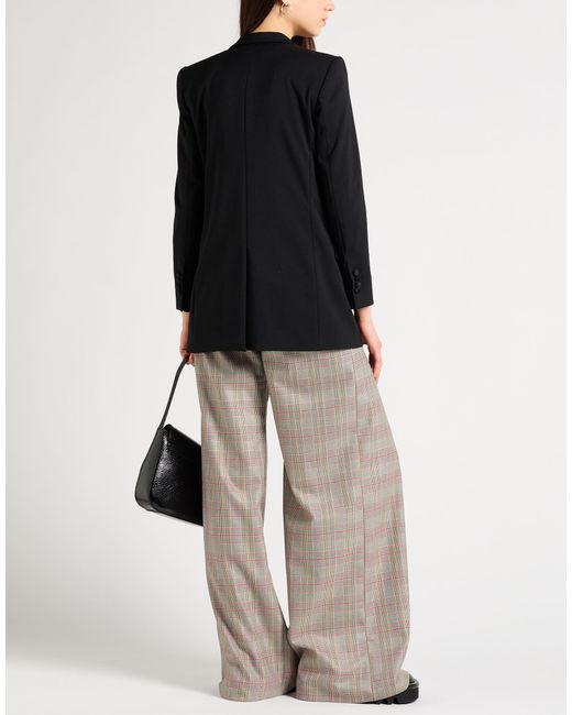 Lardini Black Blazer Polyester, Wool, Elastane