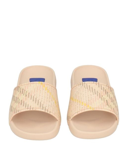 Burberry Natural Blush Sandals Rubber