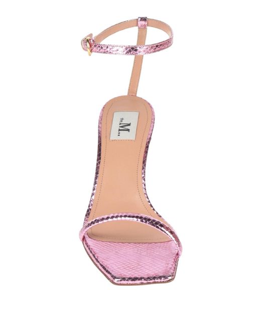 THE M.. Pink Sandals Leather