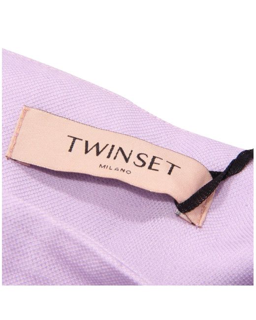 Twin Set Purple Jeanshose