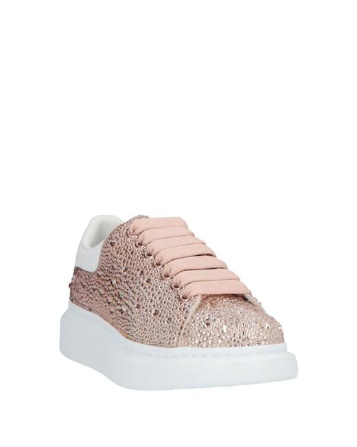 McQueen Pink Sneakers Leather
