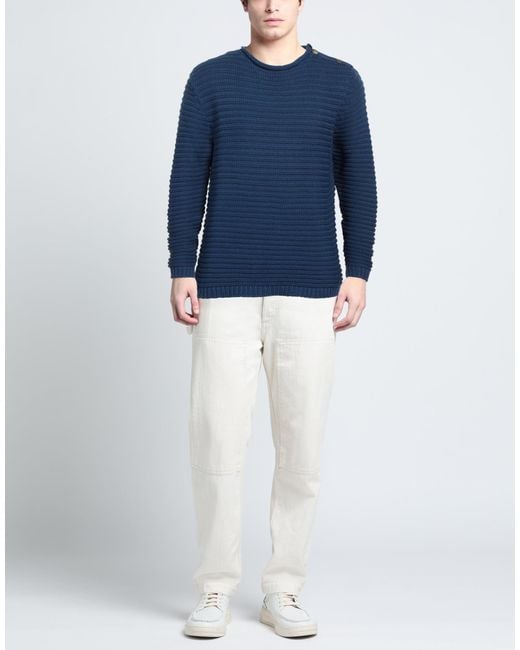Canali Blue Sweater for men