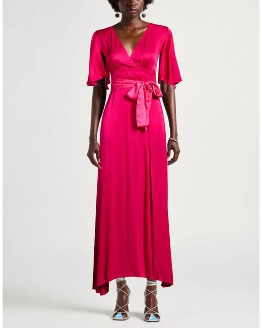 Kaos Pink Maxi Dress Viscose