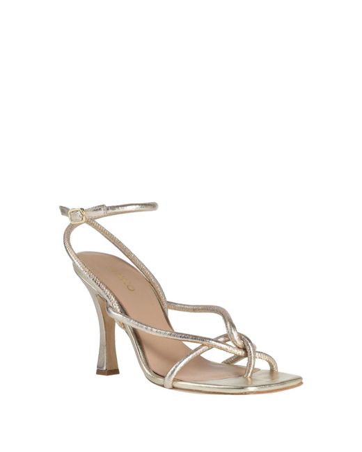 Pinko Metallic Toe Post Sandals