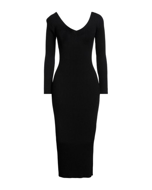 hinnominate Black Midi Dress