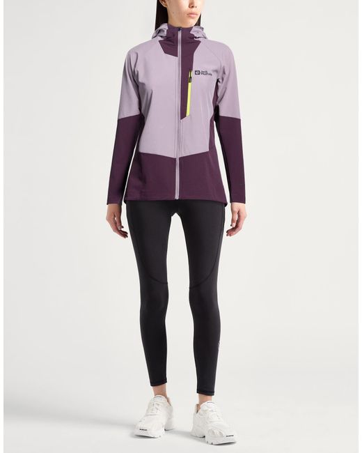 Jack Wolfskin Purple Sweatshirt