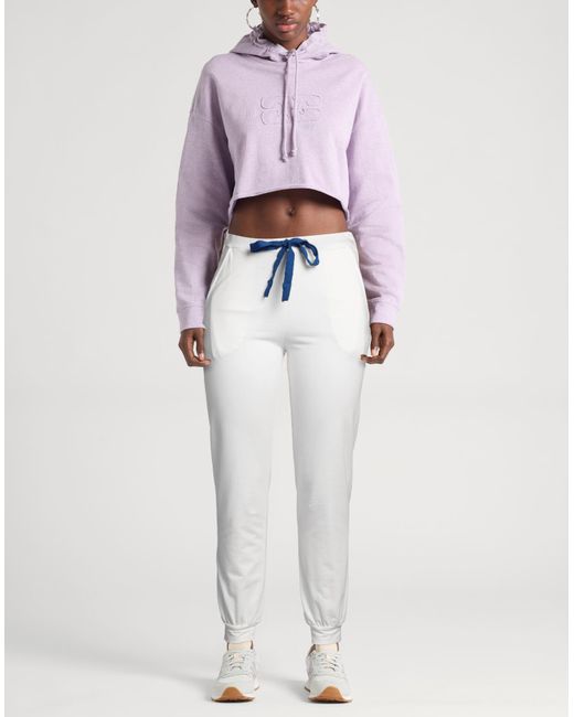 Rossopuro White Pants Cotton, Elastane