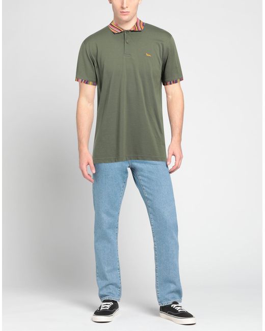 Harmont & Blaine Green Polo Shirt for men